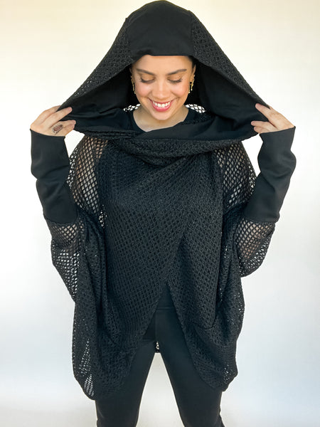 Atrium Lace Wrap Jacket– HANDS OF HARLOW