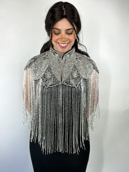 BEADED CAPES– HANDS OF HARLOW
